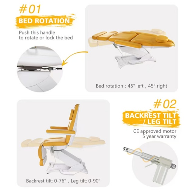 Chaise d'examen de soins de beauté 1