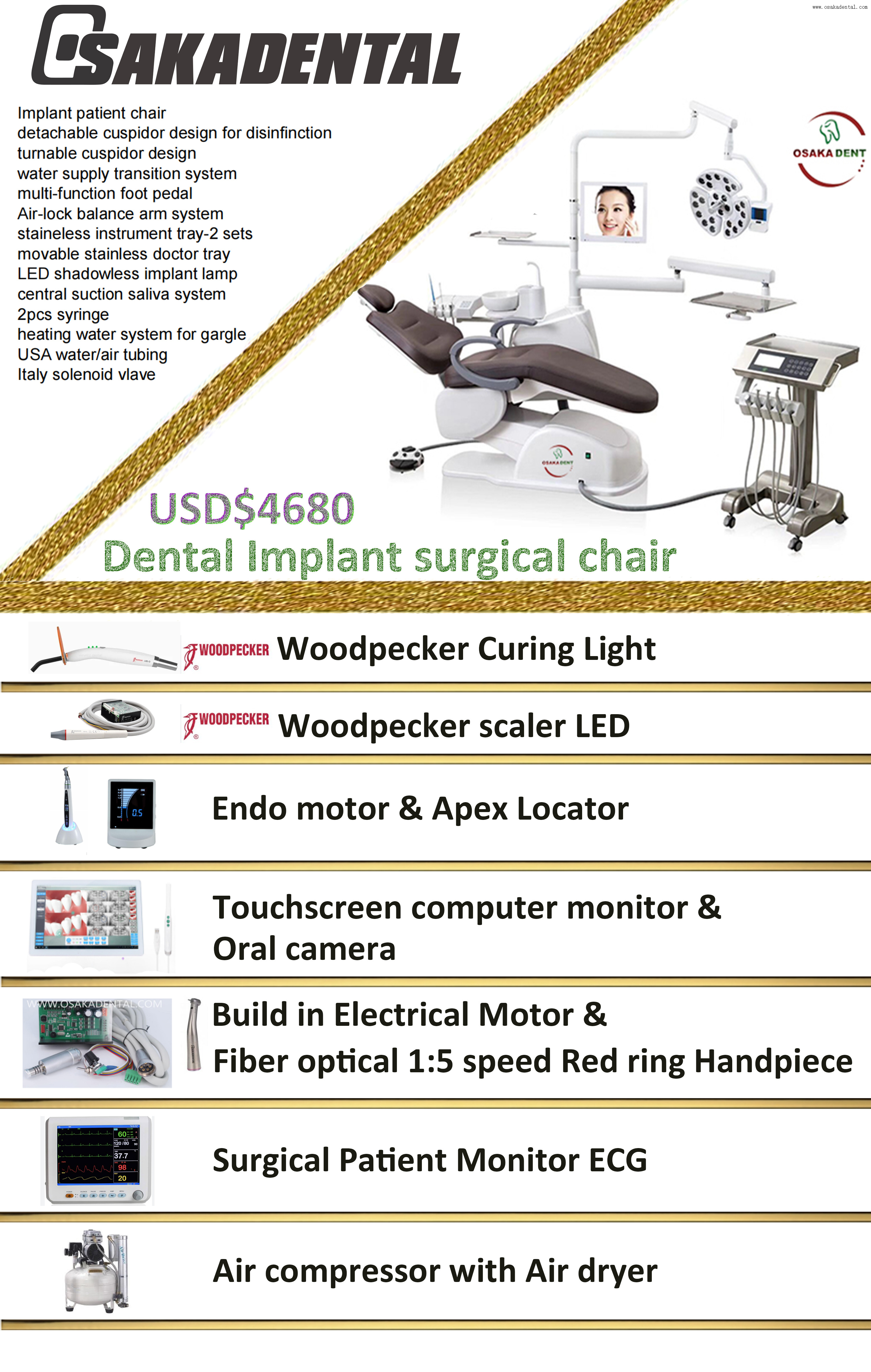 Dental implant chair USD4680 Fauteuil pour implant dentaire USD4680