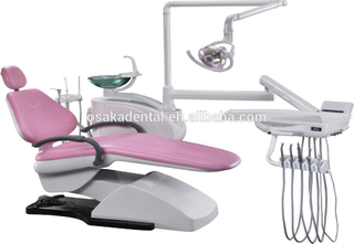 Chaise dentaire d'unité dentaire de haute qualité avec le système de contrôle assistant mobile
