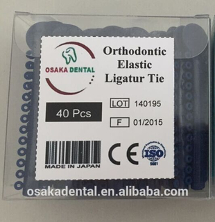 Cravate élastique orthodontique dentaire de ligature de belles couleurs avec du CE