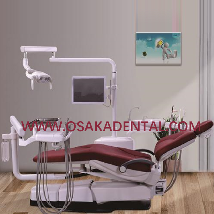 Modèle de fauteuil dentaire OSA-918 électrique, prix unitaire dentaire en Chine