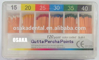 Points Gutta Percha / matériel dentaire / matériel orthodontique