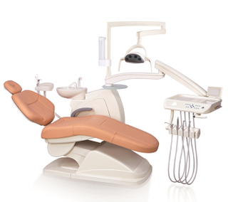 Chaise dentaire de haute qualité approuvée par la CE avec 9 programmes de mémoire pour la clinique dentaire