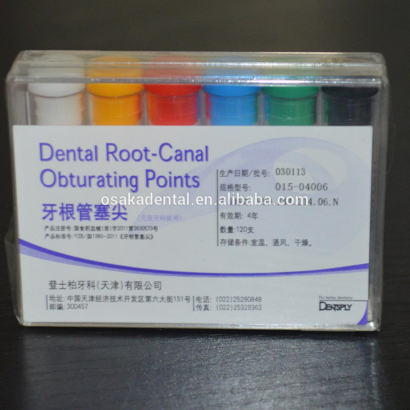 Original Dentsply Gutta Percha (points d'obturation canalaire dentaire)