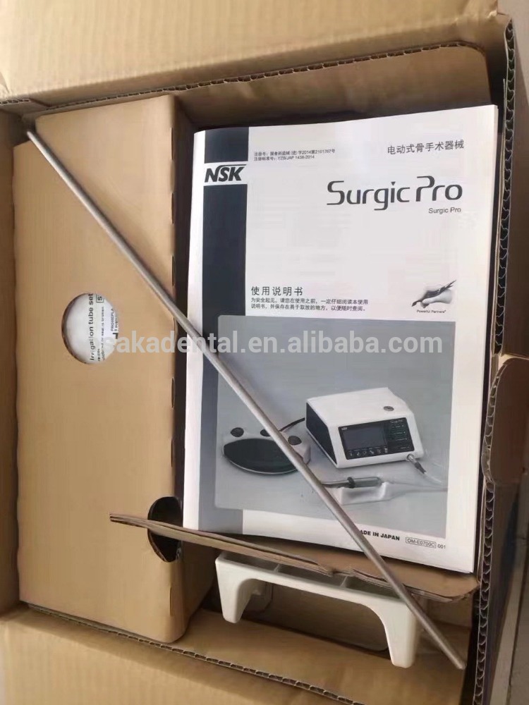 Machine à implants Surgic Pro avec lumière à fibre optique (fabriquée au Japon)