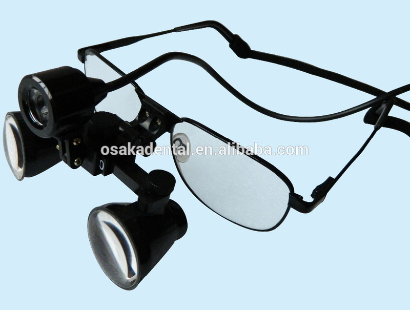 Loupes dentaires chirurgicales en verre grossissant 2.5X / 3.5X / Loup dentaire