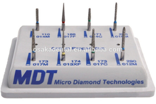 Kit de fraise diamant dentaire MDT / kit de fraise dentaire / kit de fraise diamant / instrument dentaire