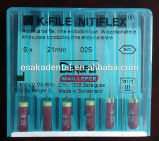 Original Dentsply K-File NITI FLEX (mouche du canal radiculaire) / Instrument dentaire / limes dentaires