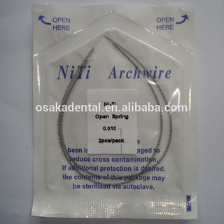 Ressort ouvert d'orthodontie dentaire Niti / ressort hélicoïdal de fermeture