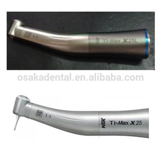 Équipement dentaire Ti-Max X25 aucune turbine d'angle de contre-pièce à main de LED