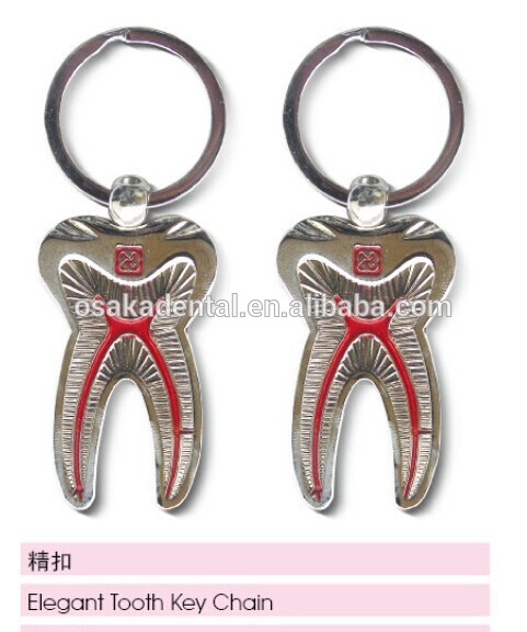 porte-clés dent élégant / accessoires dentaires / produits culturels dentaires / accessoires dentaires oraux