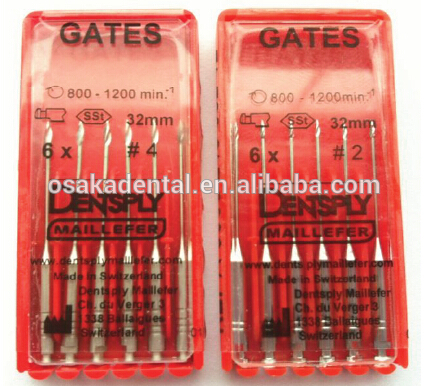 Dentsply Maillefer Gates / portes de forage / limes d'endo dentaire