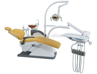 Chaise dentaire d'unité dentaire de haute qualité approuvée par la CE avec le tabouret de dentiste