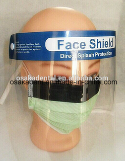 Matériau dentaire de l'écran facial jetable avec une éponge (NOUVEAU)