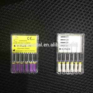 Fourniture dentaire de haute qualité, fichiers H/fichiers endodontiques à usage manuel, Osaka