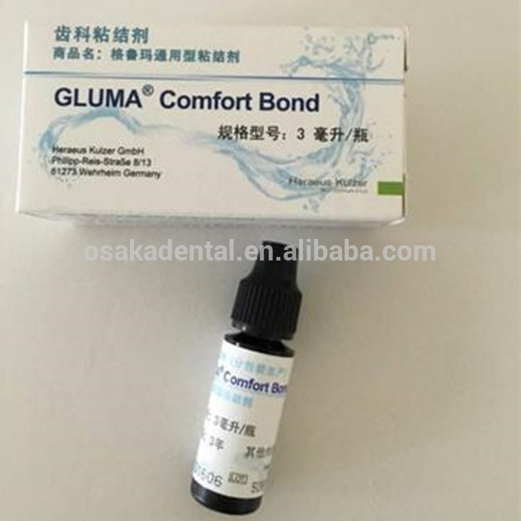 Un adhésif dentaire photopolymérisable Gluma Comfort Bond