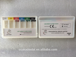 Osakadental Absorbent Paper Points 02 cône / matériau dentaire / matériau orthodontique