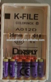 Limes dentaires originales Dentsply K Files fichiers canal radiculaire / fichiers endo