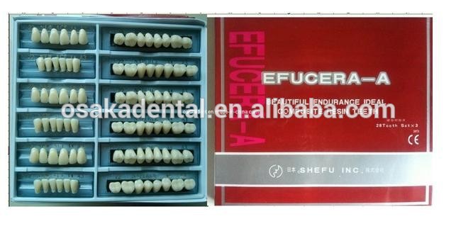 Prix ​​le moins cher Trois couches DENTALES DE FAUX DE FAUX DENTS / DENTS DENTAINES DENTS SYNTHÉTIQUES / DENTS DE RÉSINE ACRYLIQUE DENTAIRE