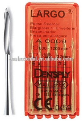 Alésoir Dentsply pesso original / largo / limes endo dentaires / limes rotatives