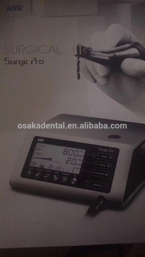 Machine à implants Surgic Pro avec lumière à fibre optique (fabriquée au Japon)