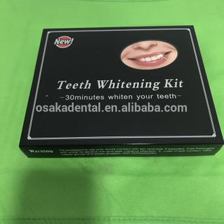 Un matériel dentaire de kit de gel de blanchiment des dents dentaires
