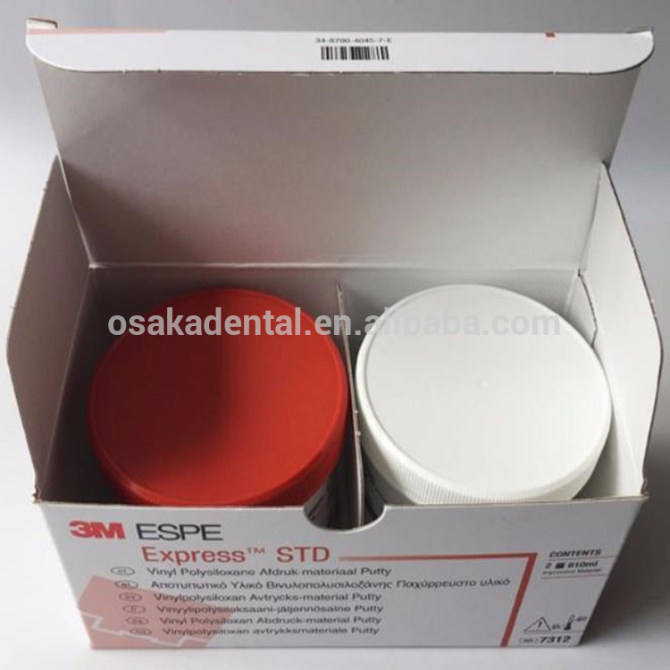 Un mastic de matériau d'empreinte en vinyle polysiloxane Dental Express STD