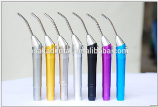Équipement dentaire de seringue dentaire à trois voies colorée