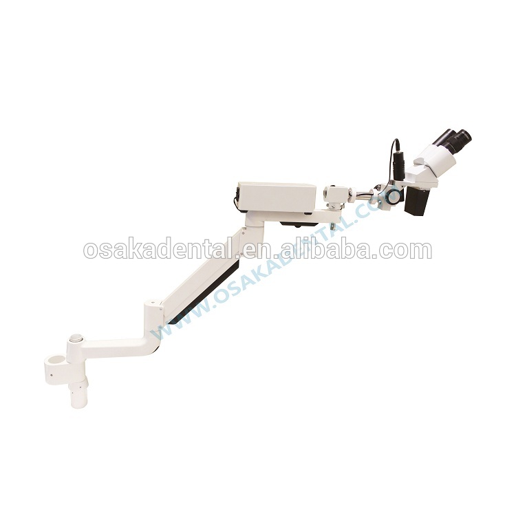 Le microscope chirurgical dentaire / le bras long de microscope accrochant installent sur l'unité dentaire