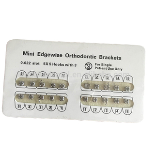 Support Bondable Edgwise Roth MBTMetal bon marché pour usage orthodontique OSA-P31
