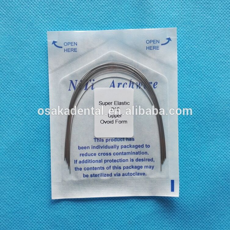 Haute qualité dentaire orthodontique Super Elastic Niti Archwire