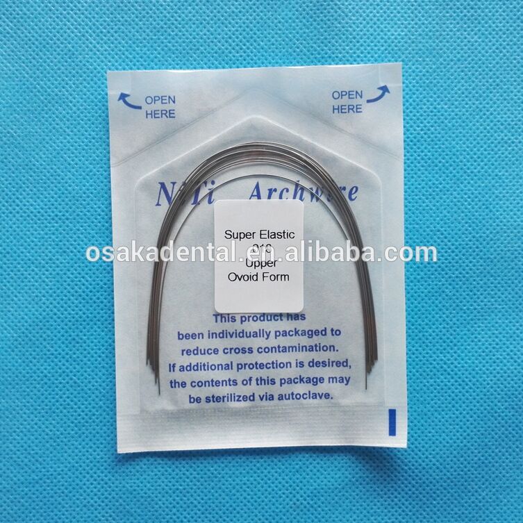 Haute qualité dentaire orthodontique Super Elastic Niti Archwire