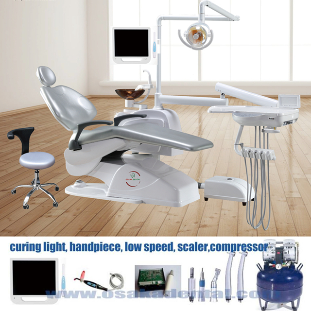Échantillon Set complet Unité de chaise dentaire avec moniteur