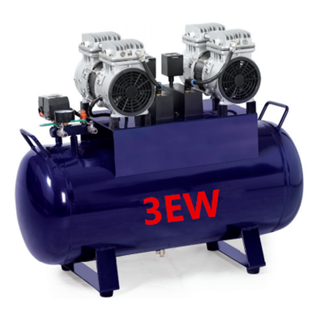 Compresseur dentaire sans huile pour chaise à trois unités