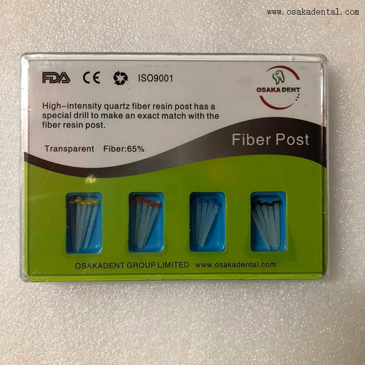 Anglais Emballage Fibre Post et Foret Economique pour Clinique Dentaire