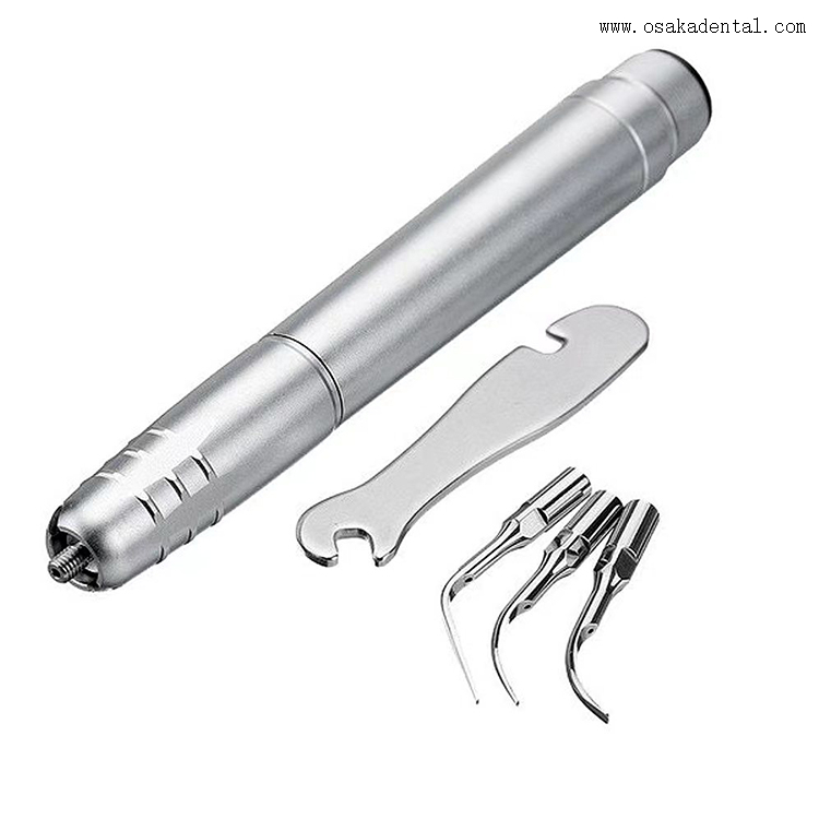 Détartreur dentaire à air avec 3 embouts de détartreur 