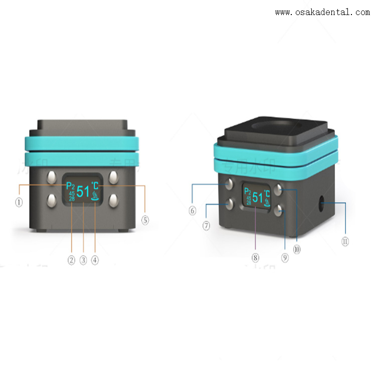 Réchauffeur dentaire de résine composite numérique d'équipement dentaire