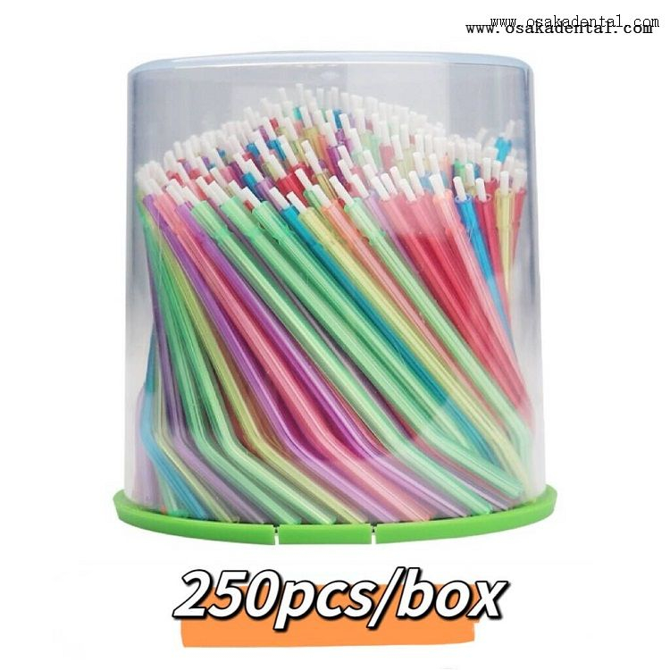 Matériel dentaire jetable, embouts de seringue colorés, emballage de bouteilles HC-SS06