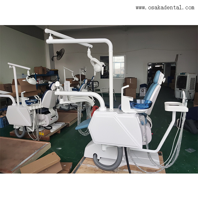 Fauteuil dentaire de haute qualité pour clinique dentaire avec revêtement en cuir de haute qualité