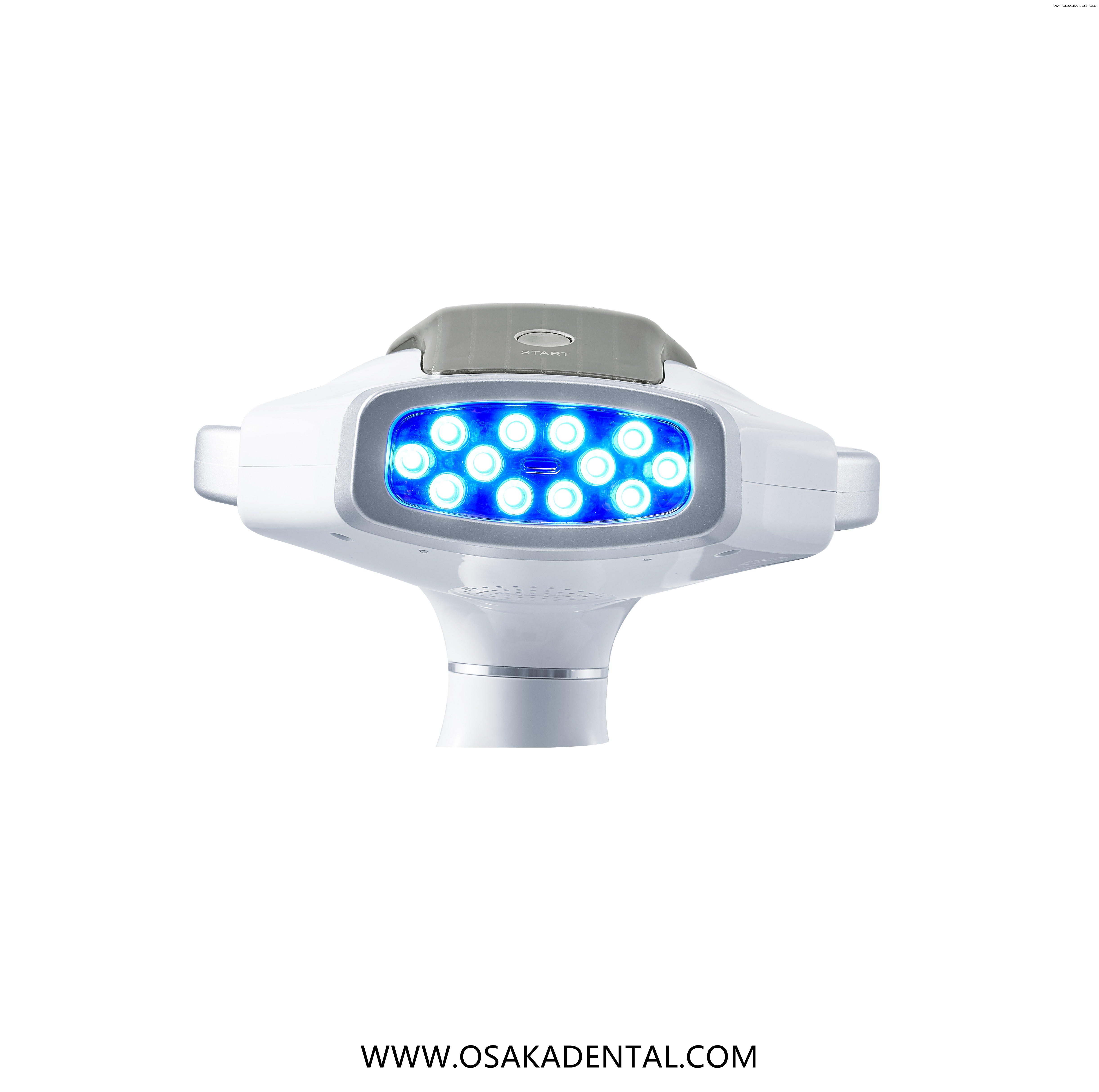 Lampe de blanchiment des dents Mobie à 10 LED de couleur bleue avec roue