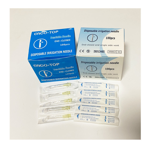 Aiguille d’irrigation Endo dentaire jetable.