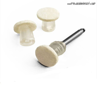 Disque imprégné de pâte dentaire pour un polissage haute brillance