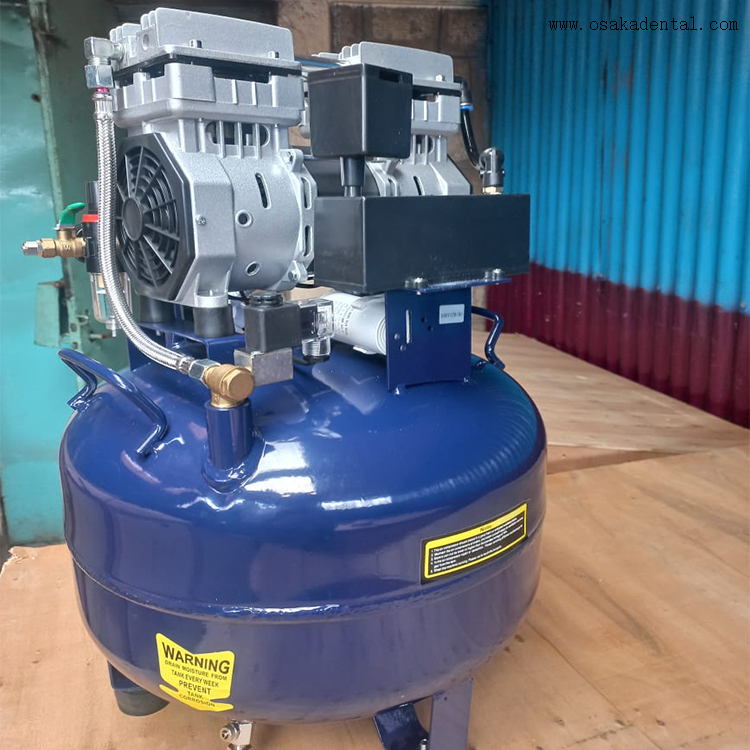 Alimentation de compresseur d'air 40L pour deux unités de fauteuil dentaire
