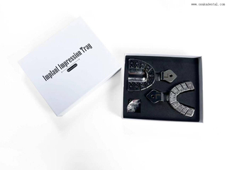 Plateaux d'impression professionnels pour implants dentaires, en boîte, fabriqués avec des plateaux d'impression en acier inoxydable de haute qualité
