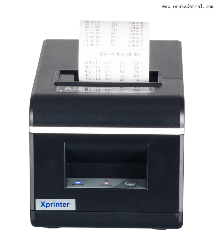 Machine à laver dentaire avec imprimante et Machine de nettoyage dentaire avec imprimante pour pièces à main dentaires et produits dentaires