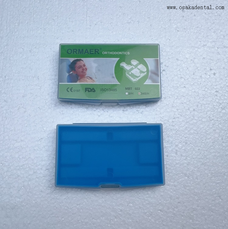 Support en céramique orthodontique dentaire, Base en maille Roth/MBT OSA-F690-Ice