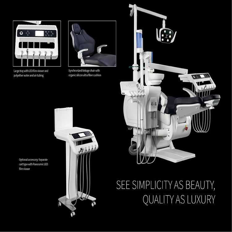Unité de fauteuil dentaire multifonction avec interrupteur à pédale