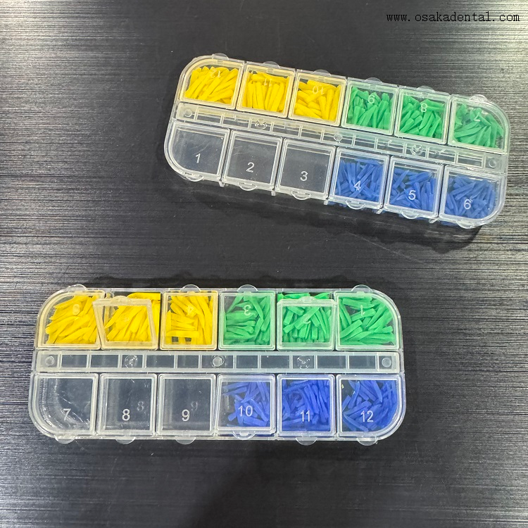 POLY-WEDGES en plastique jetables dentaires en ensemble