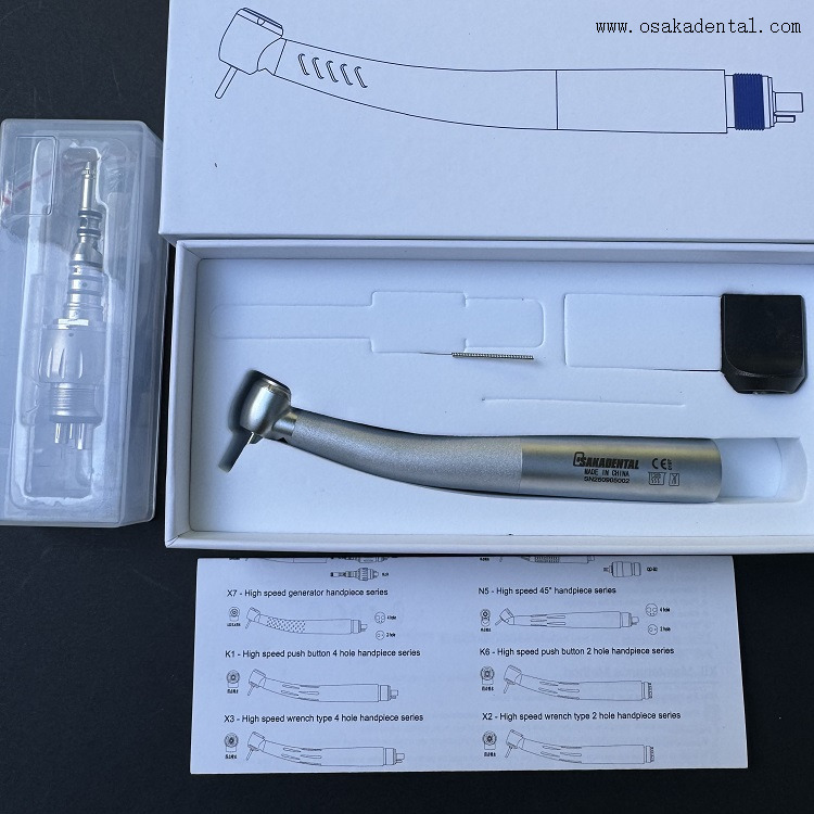 Pièce à main dentaire à fibre optique avec couplage à 6 trous OSA- F005A1