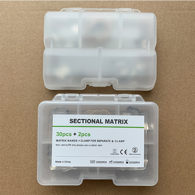 Kits de matrice sectionnelle inoxydable en métal orthodontique dentaire bon prix OSA-F1set